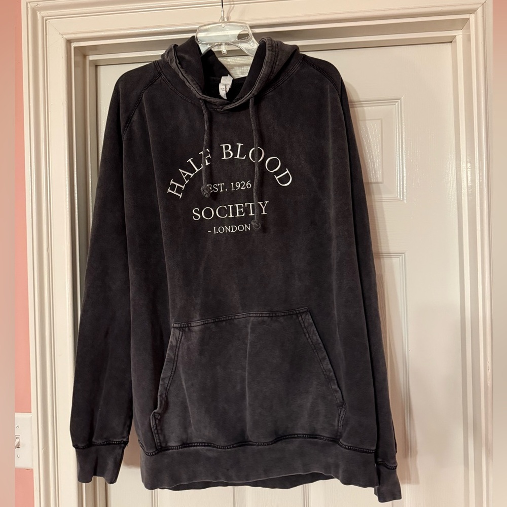 Harry Potter themed embroidered Half Blood Society hoodie 2xl